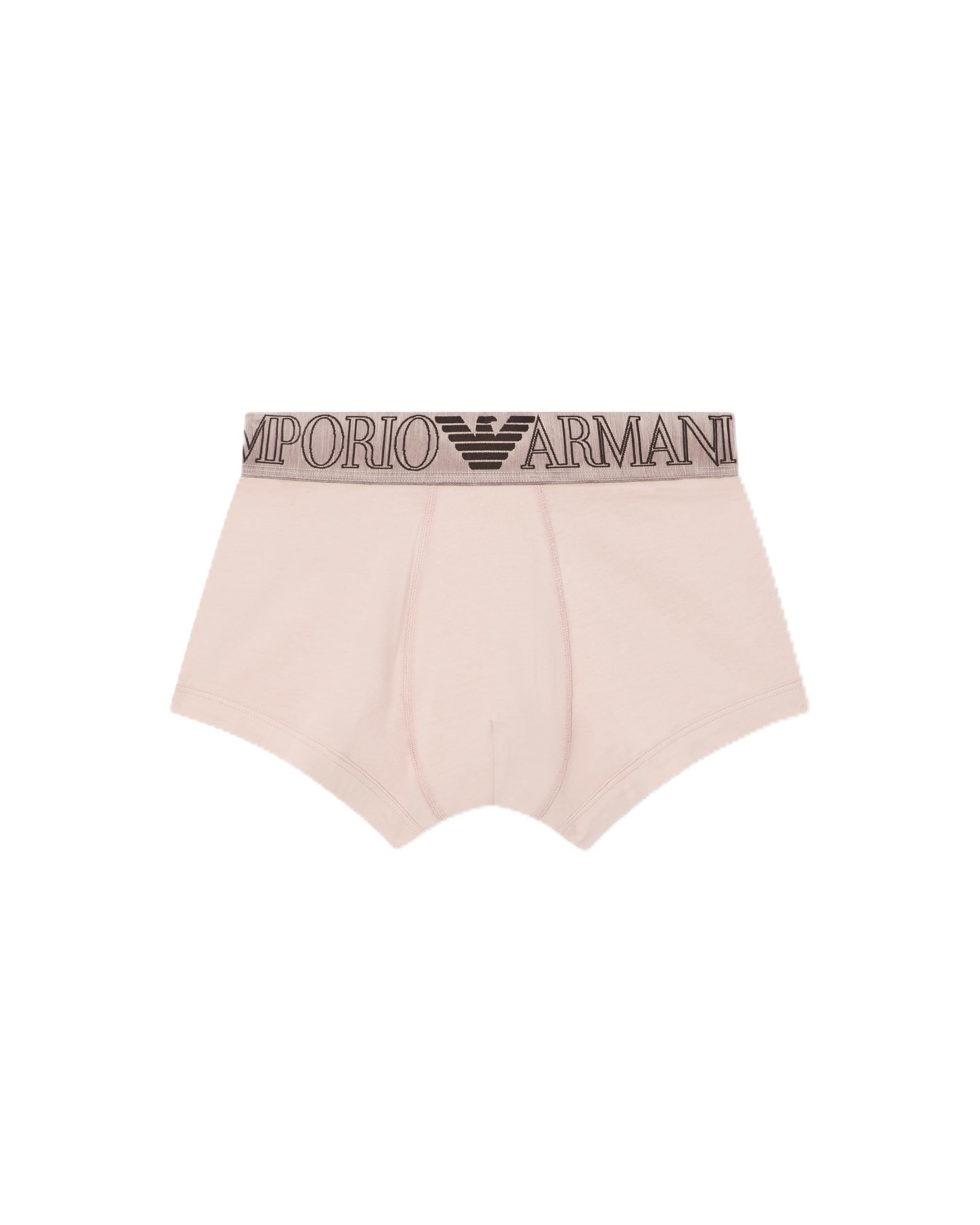 Emporio Armani Men's MEGALOGO Trunk Pink M