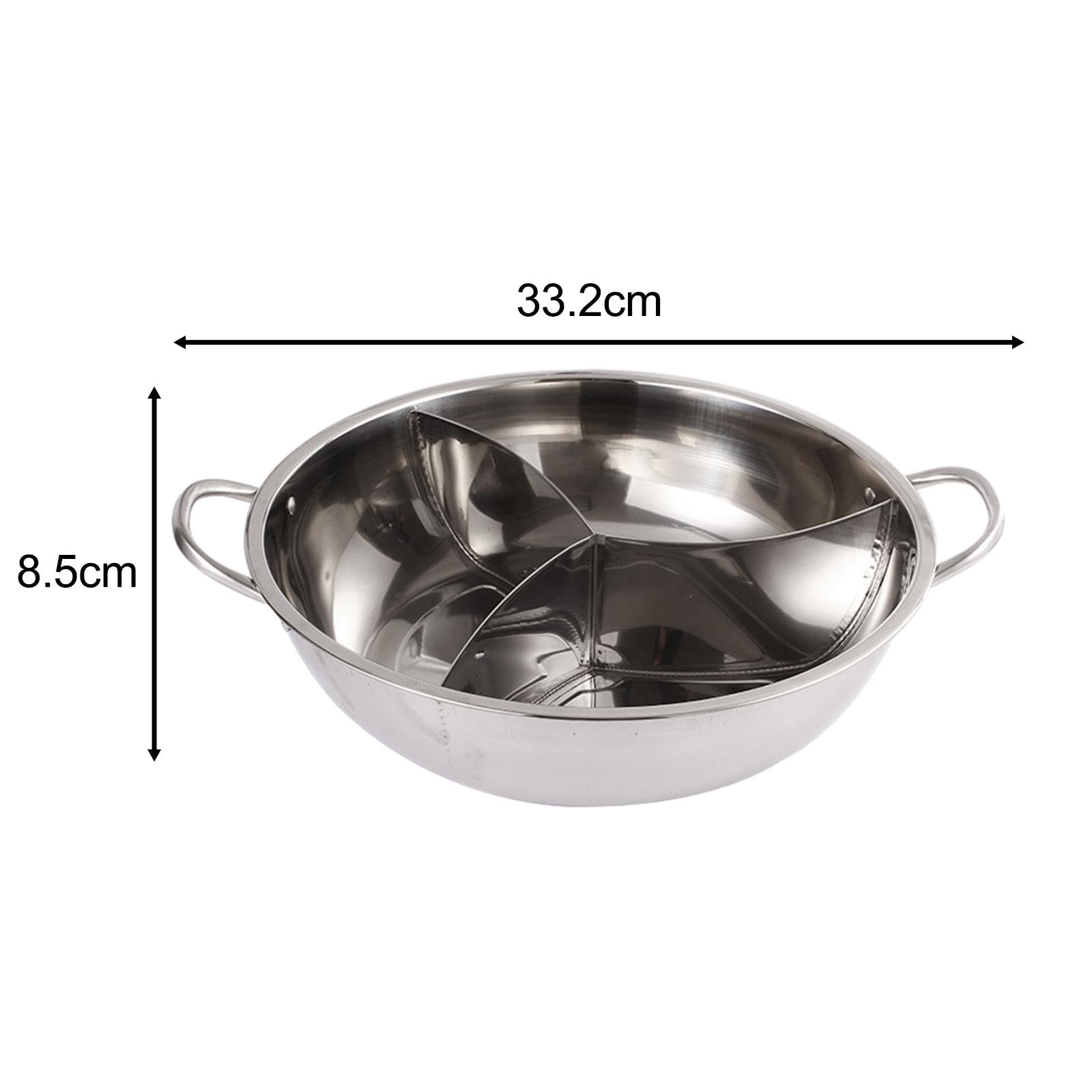 LOVIVER Shabu Shabu en Acier Inoxydable, de Table, Canard Mandarin, ustensiles de Cuisine Japonais, ustensiles de Cuisine pour fête, Voyage en, 33.2 cm