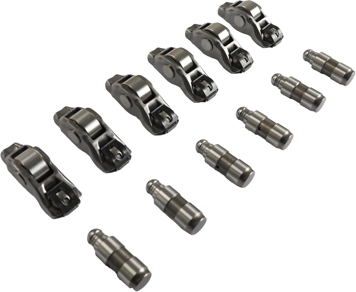Intake & Exhaust Lifters Rocker Arms Fit For Jeep Wrangler Chrysler Dodge Ram 1500 3.6L 2016-2024 5184296AG 5184296AF 5184296AE (12pcs lifter & rocker arm)