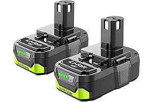 2-Pack 3.0Ah Replacement Battery for Ryobi 18V Battery
