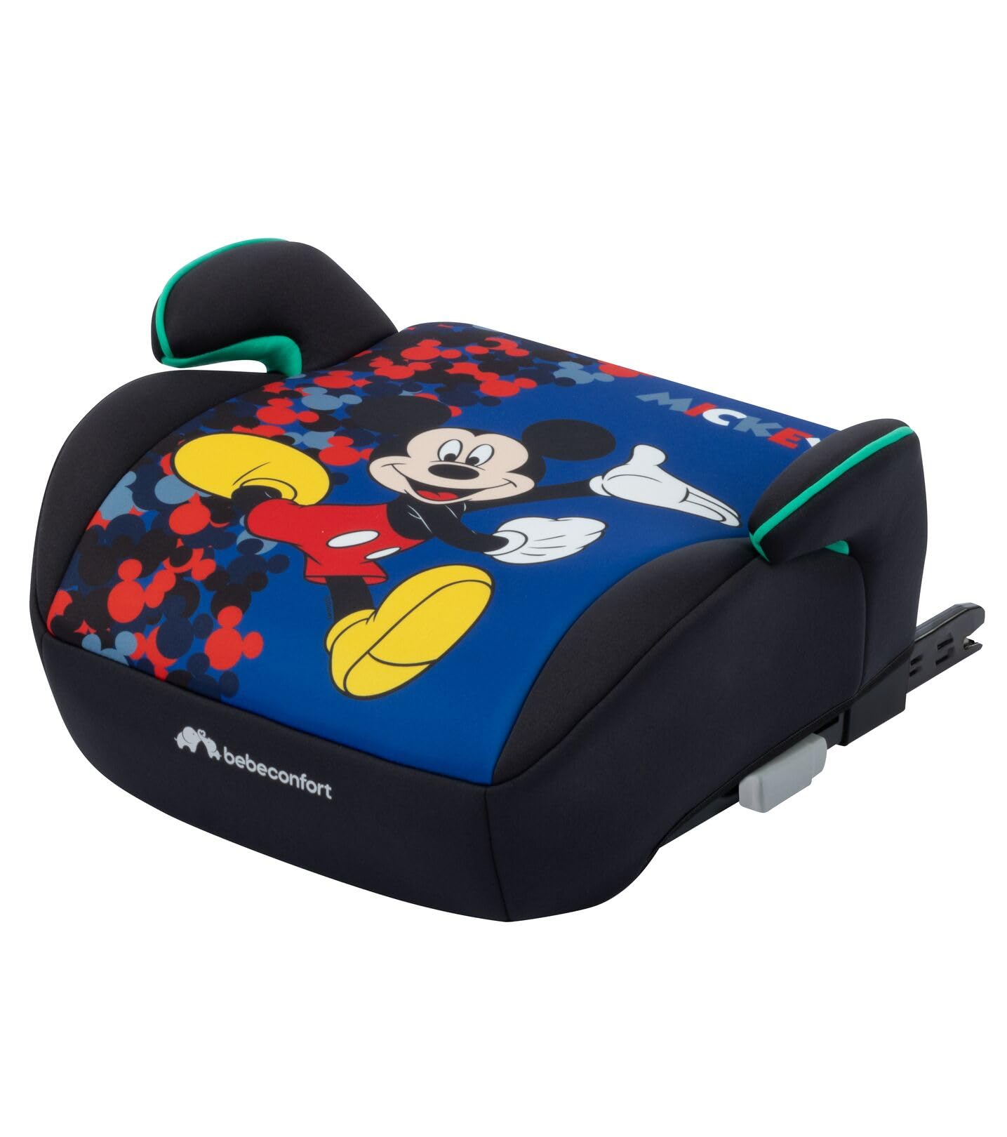 Bebeconfort Disney Gaia i-Fix Booster Seat ISOFIX, Mickey Mouse Car Seat for 6-12 Years Boys and Girls, 22-36 kg, 128-150 cm, Portable, Comfortable, Compact, Lightweight, Fun Mickey