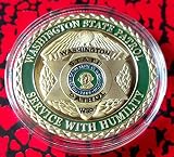 Washington State Highway Patrol Police Department Challenge Art Coin