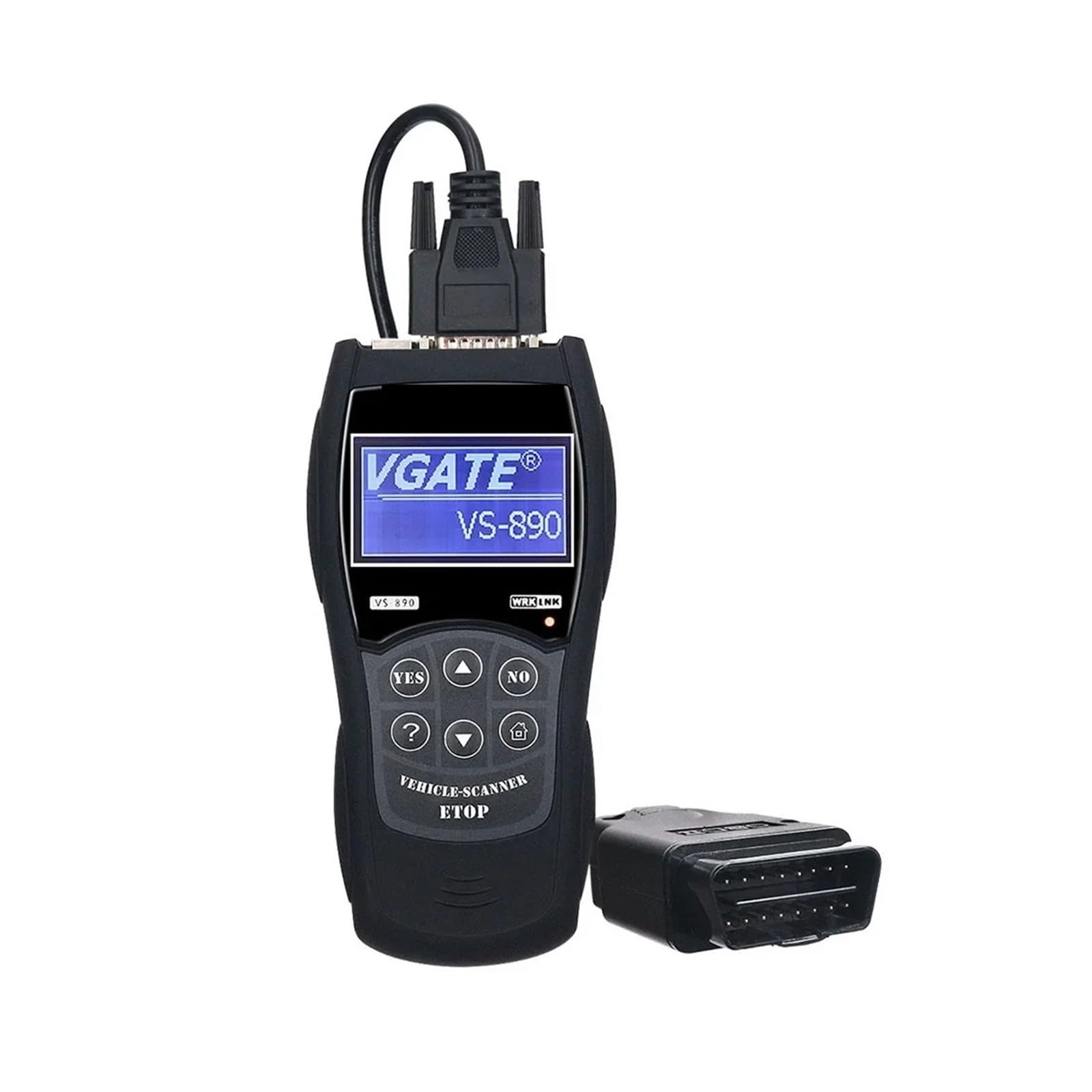 Skaner diagnostyczny OBD2 VS890S Narzędzie SCAN VS890 Czytnik kodów samochodowych w wielu językach CAN-BUS VS 890,Przyjazny dla użytkownika