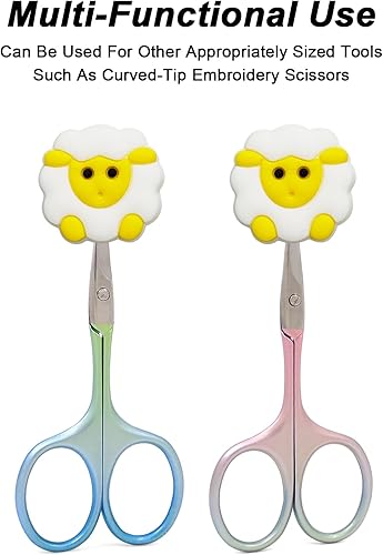 Miniatura 6 de Tapones de aguja de tejer, protectores de puntos, accesorios y suministros para tejer, herramientas de tejer, kit de inicio para principiantes para