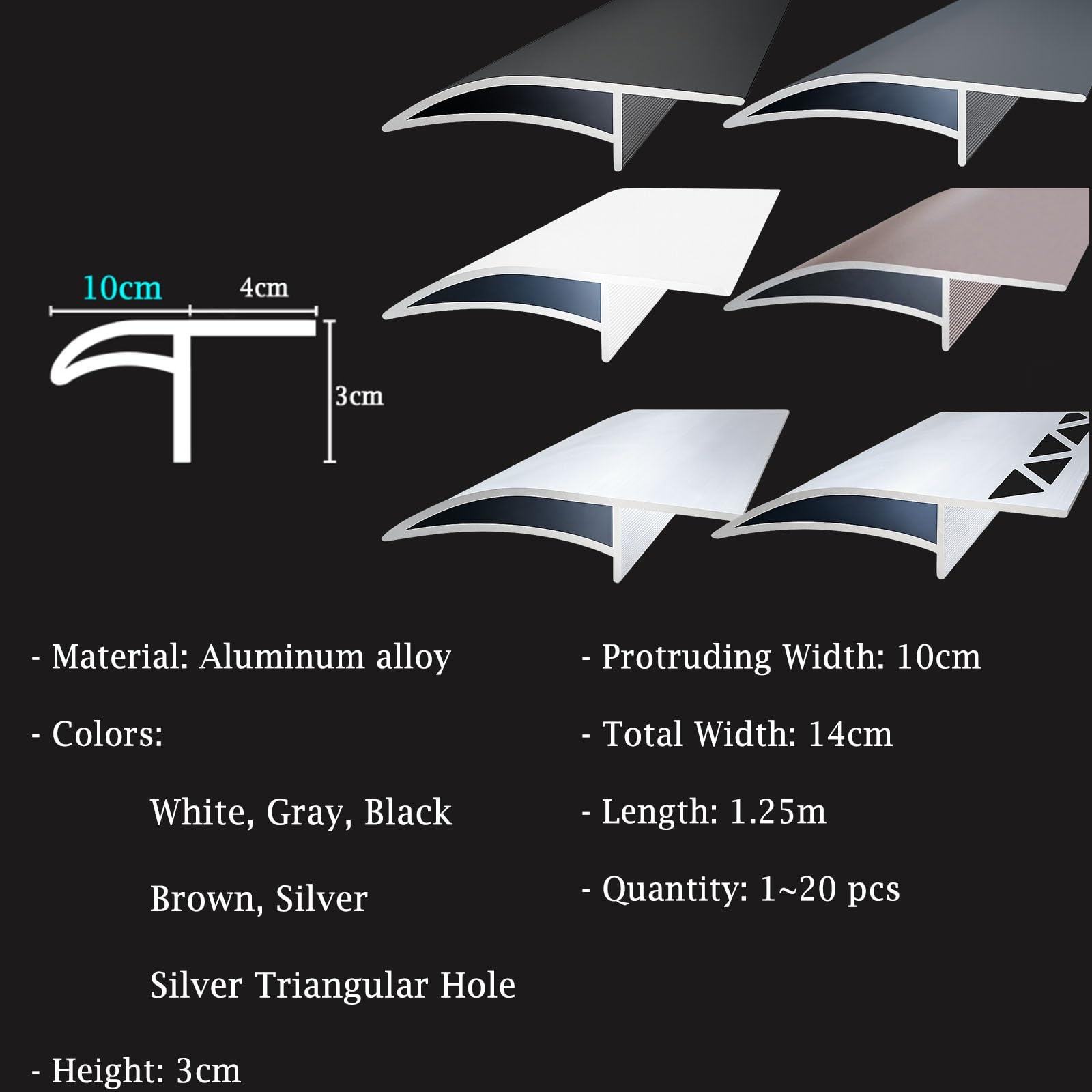 vierteaguas muro exterior Líneas de goteo de pico de águila, canalones de lluvia para aleros, 1 8 12 20 piezas, molduras de moldura de goteo para paredes(Gray 1 PC)