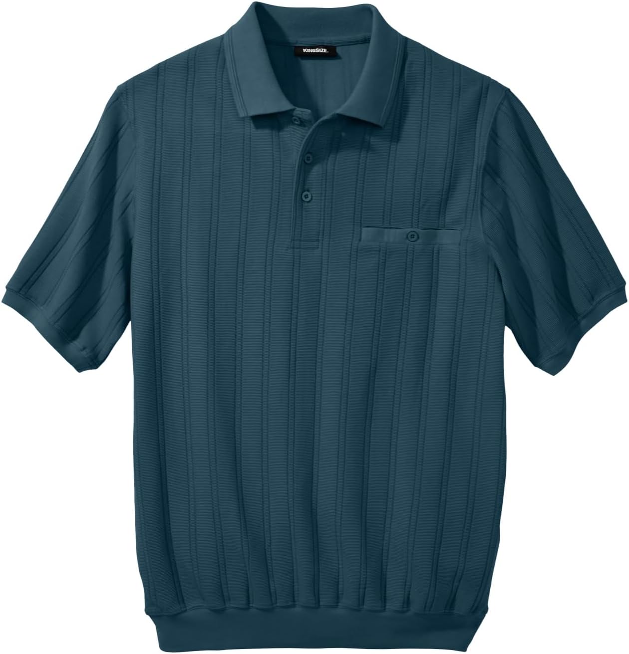 KingSize Men's Big & Tall No Tuck Polo Shirt