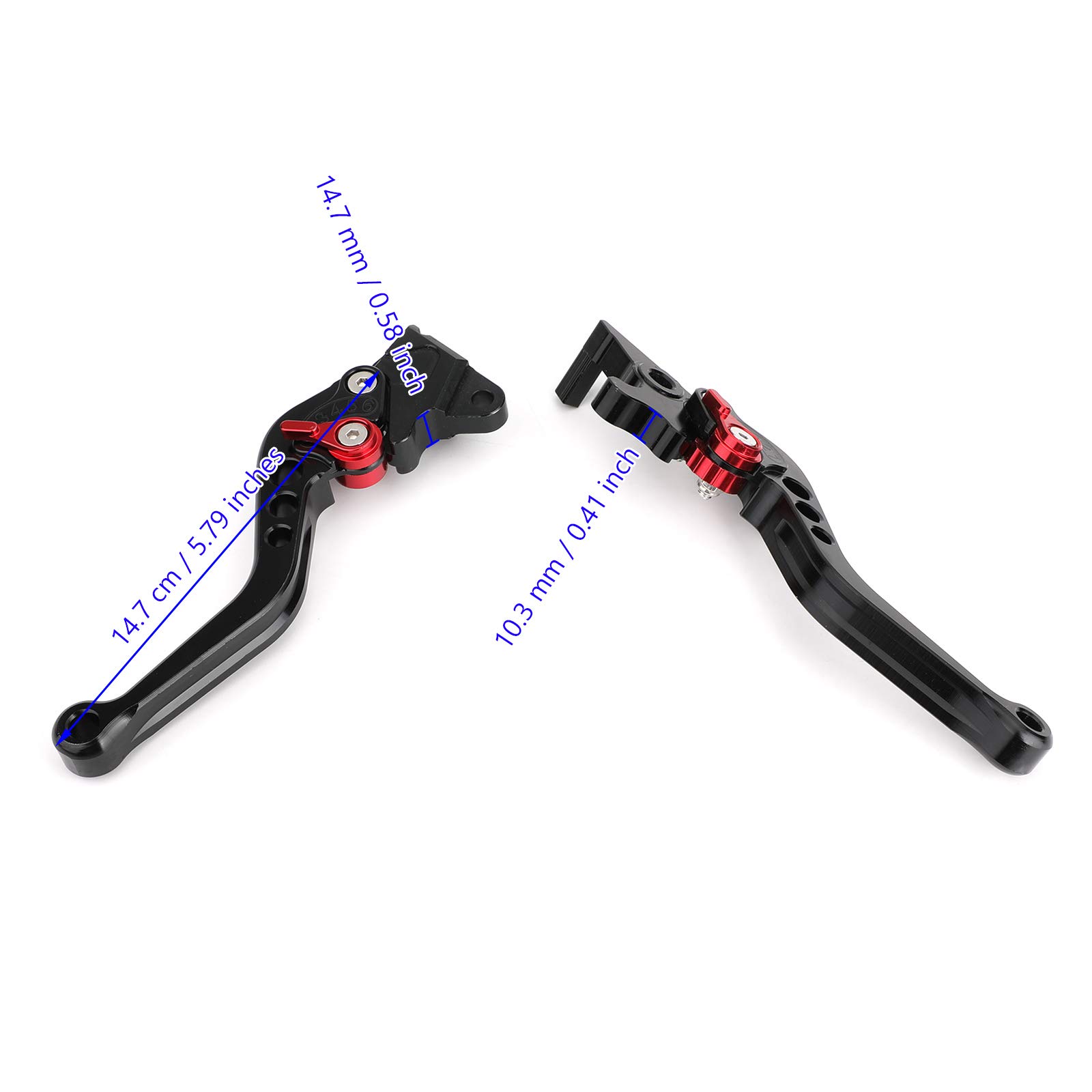 Topteng Brevi Freno del Motociclo Leve di Frizione Moto Adatto per PCX 125, 1 Coppia
