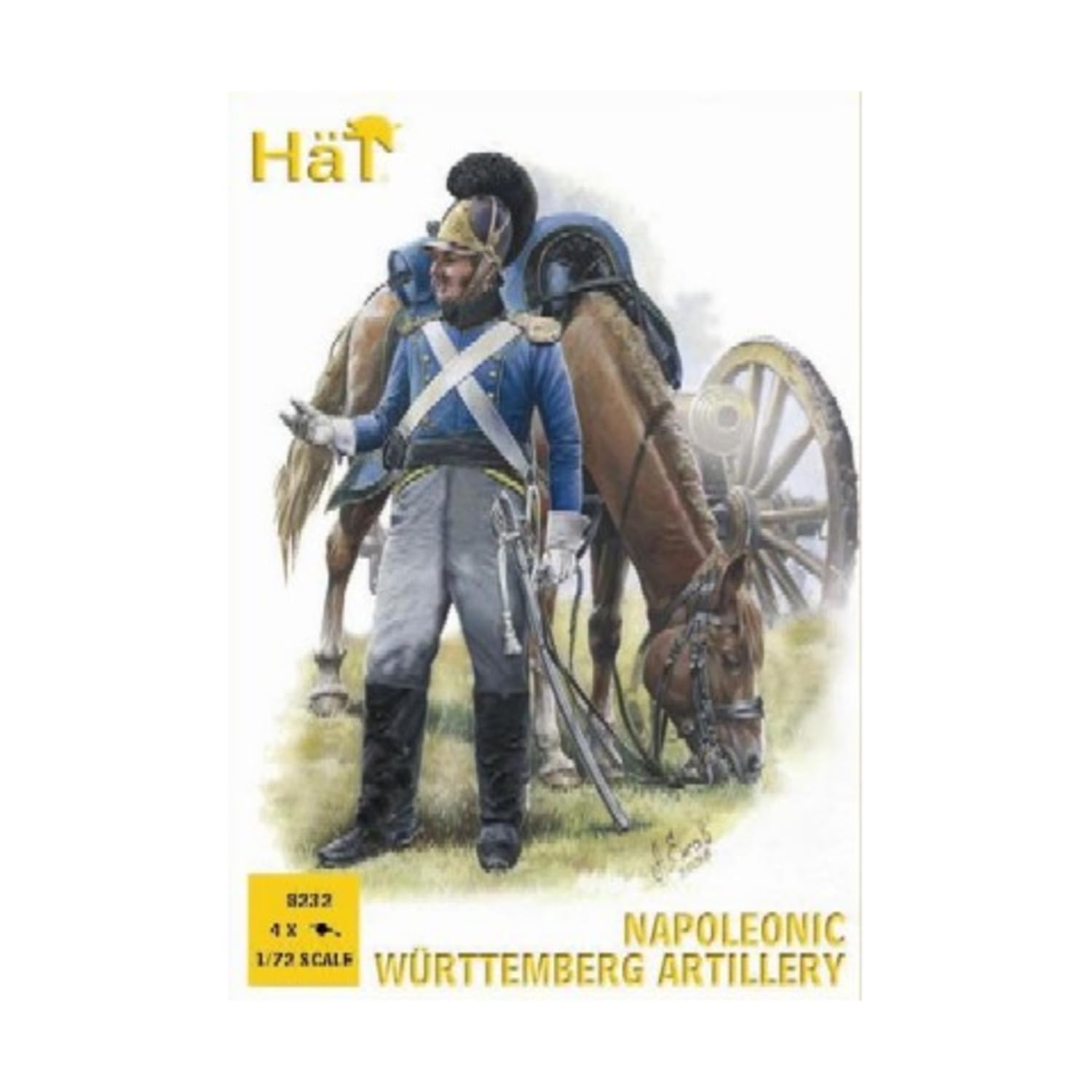 Hät Hat Napoleonic Wurttemberg Artillery - 1:72 Plastic Soldier Kit