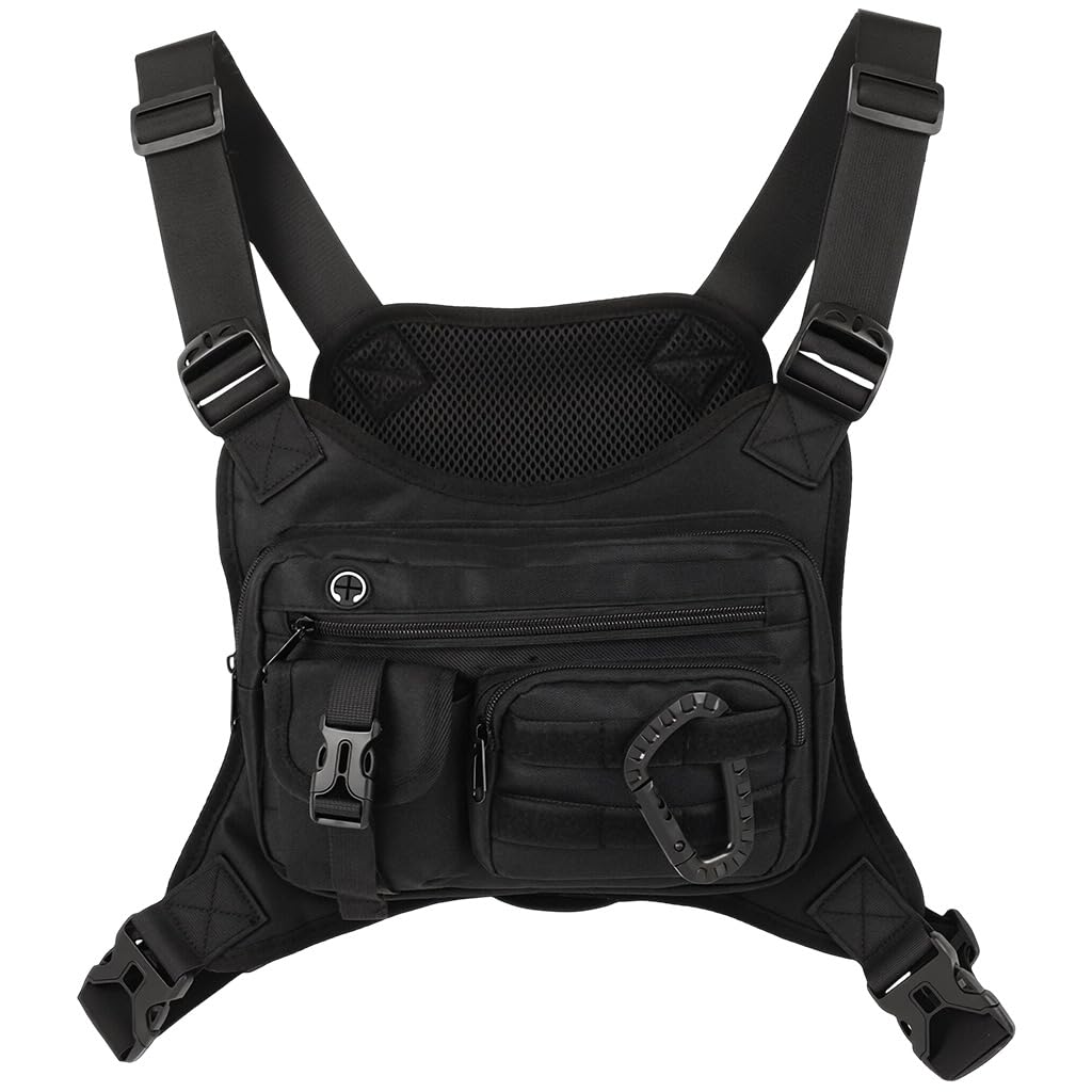 gustave Outdoor Chest Bag for Men and Women Tactical Vest for Running, Cycling, EDC Chest Pack Rig For Sports and Workouts-picture-15