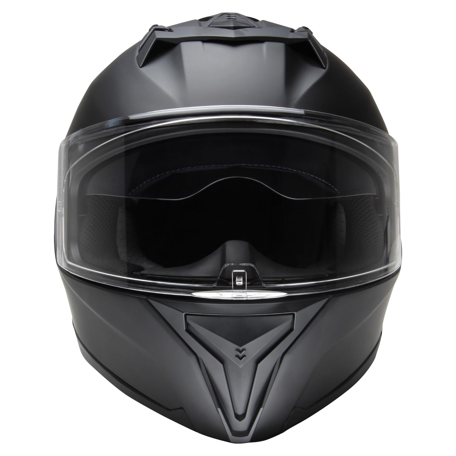 CMX Integralhelm Motorradhelm Blacky M schwarz matt | Visier klar montiert, Visier getönt beiliegend