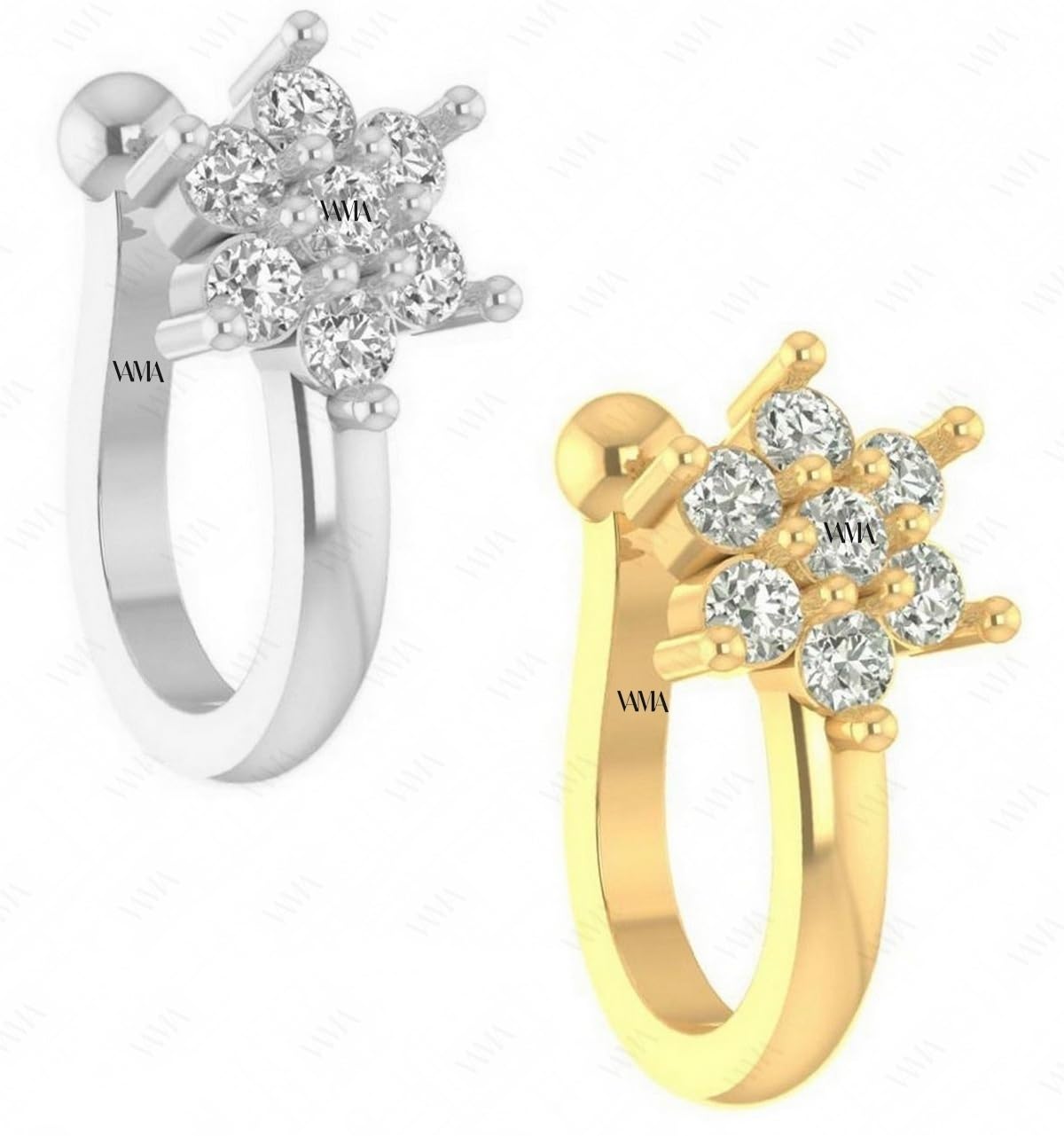 See full amazon price history chart for VAMA Without Hole Piercing Nosepin Pressing Type Clip on Press Nose ring Studs for Girls & Women - Combo 2pcs Gold & Silver VAMA Without Hole Piercing Nosepin Pressing Type Clip on Press Nose ring Studs for Girls & Women - Combo 2pcs Gold & Silver (B0CTCVZHCH) Amazon Price History, Amazon Price Tracker