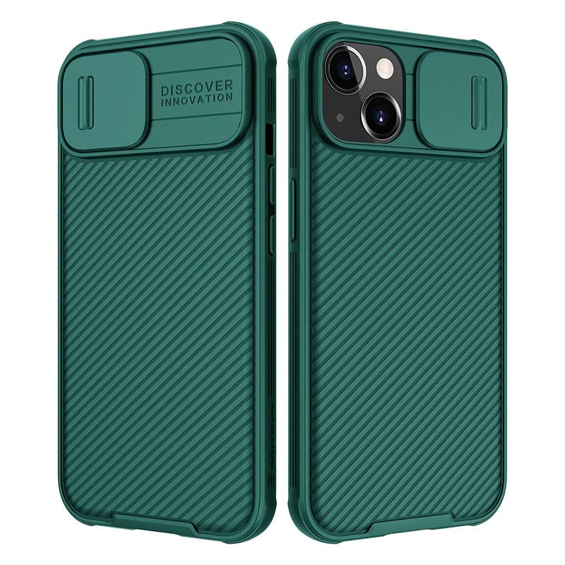 Y5 Case Cover for Apple iPhone 13 (6.1″ Inch) CamShield Pro Camera Slider Double Layered Protection TPU + PC Green Color