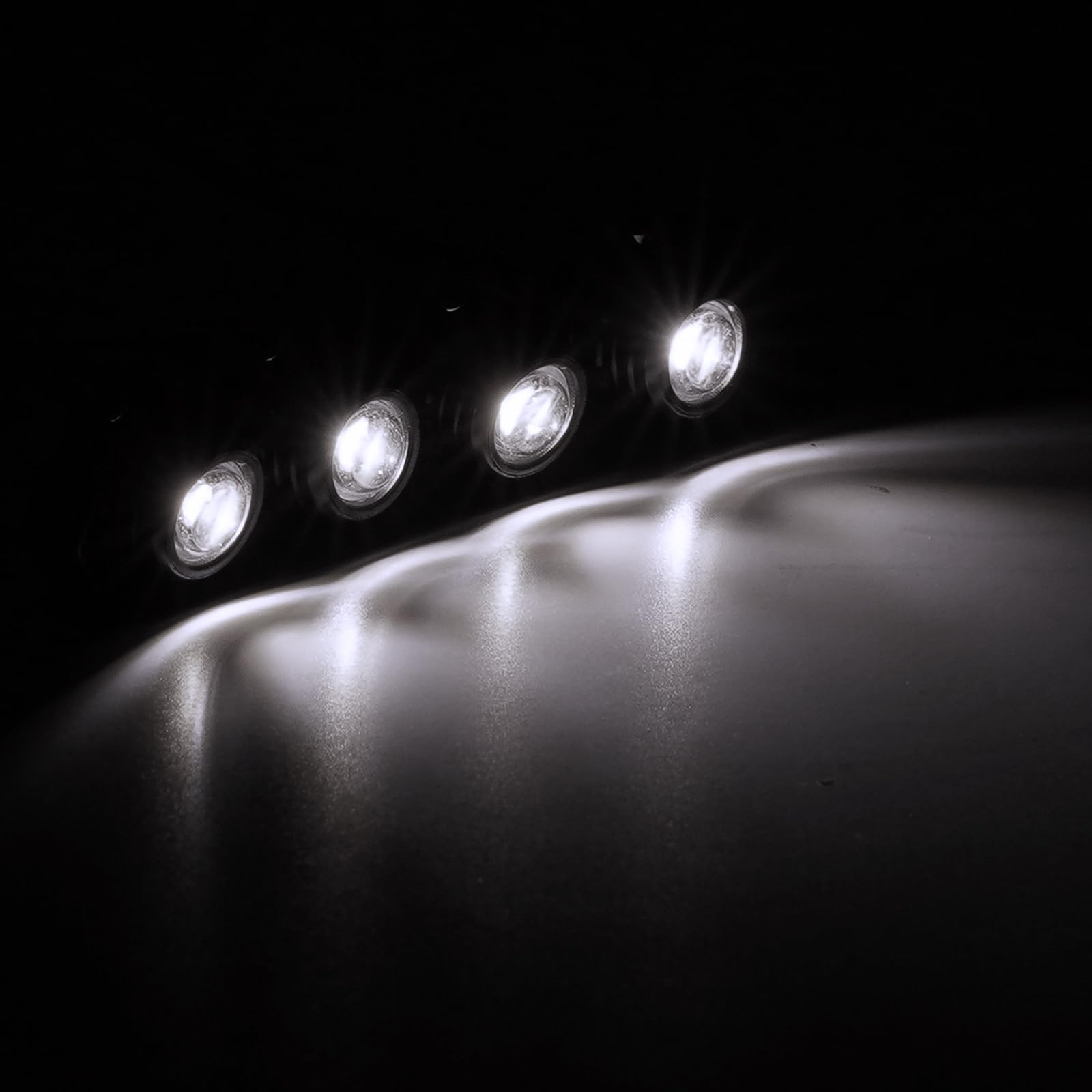 Lumières LED INJORA Pour RC Crawler TRX4M SCX24 – 5-7,4V, Modes Fixe, Respiration, Stroboscope !