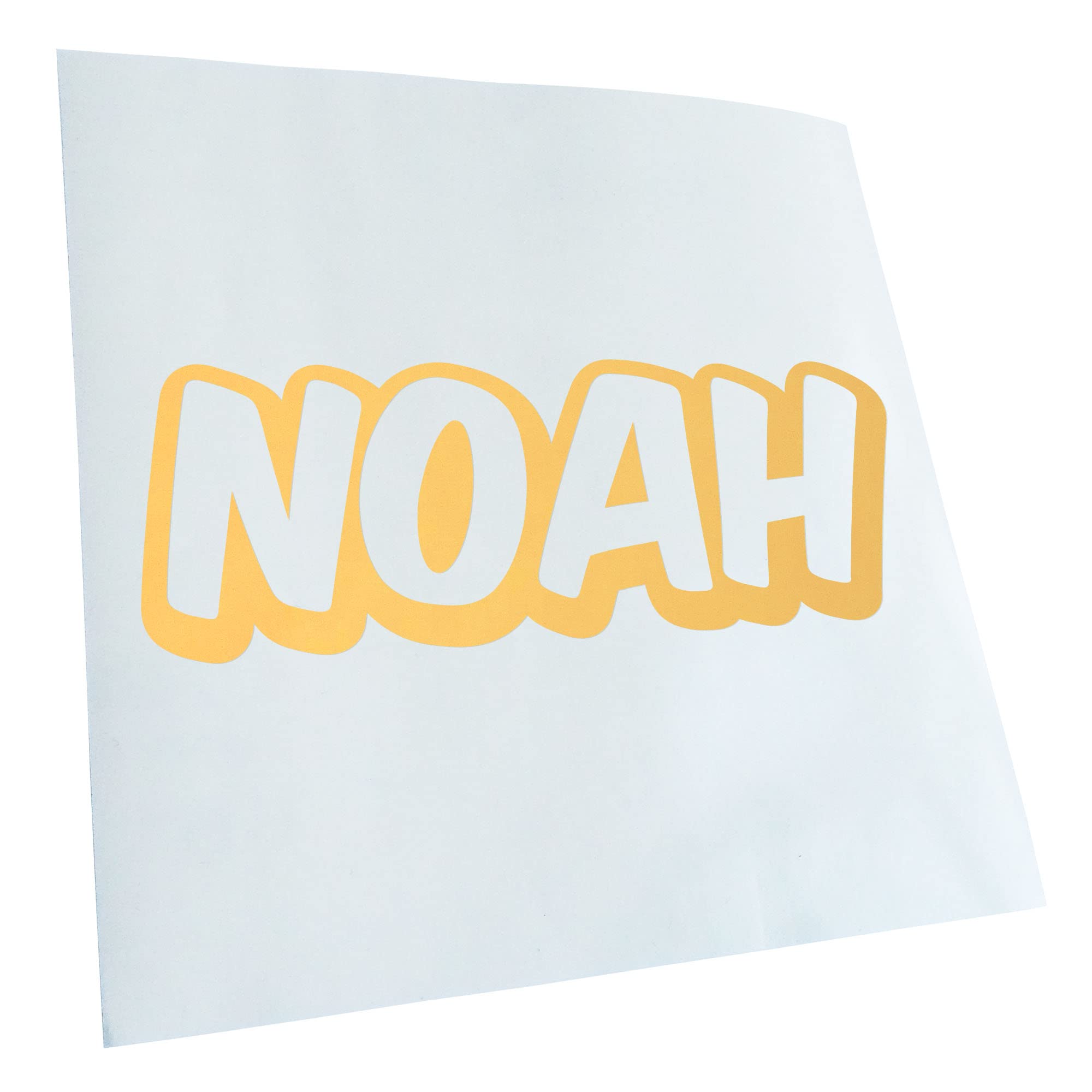 Kiwistar Noah First Name Boys Sticker 25 Colours Neon Matt