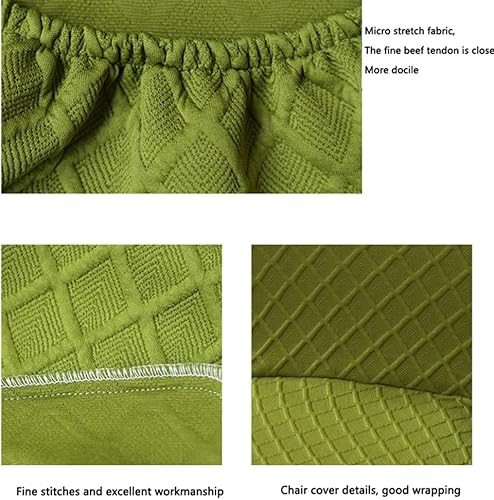 Miniatura 4 de Fundas para sillas con respaldo redondo, paquete de 1246 unidades, fundas elásticas modernas para sillas de asiento de comedor, fundas protectoras