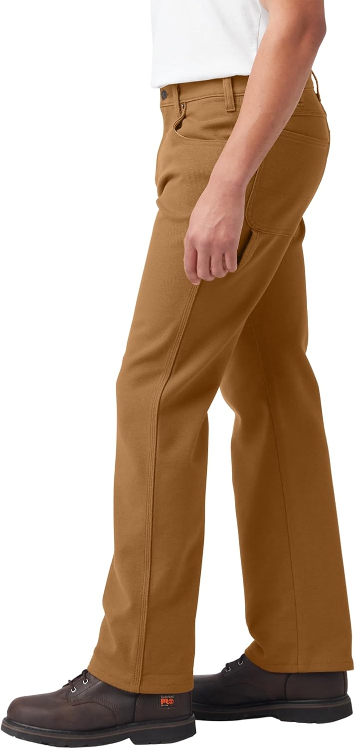 Dickies Warming Temp-iQ® Duck Utility Pants, Rinsed Brown Duck, 36 30 - Image 3