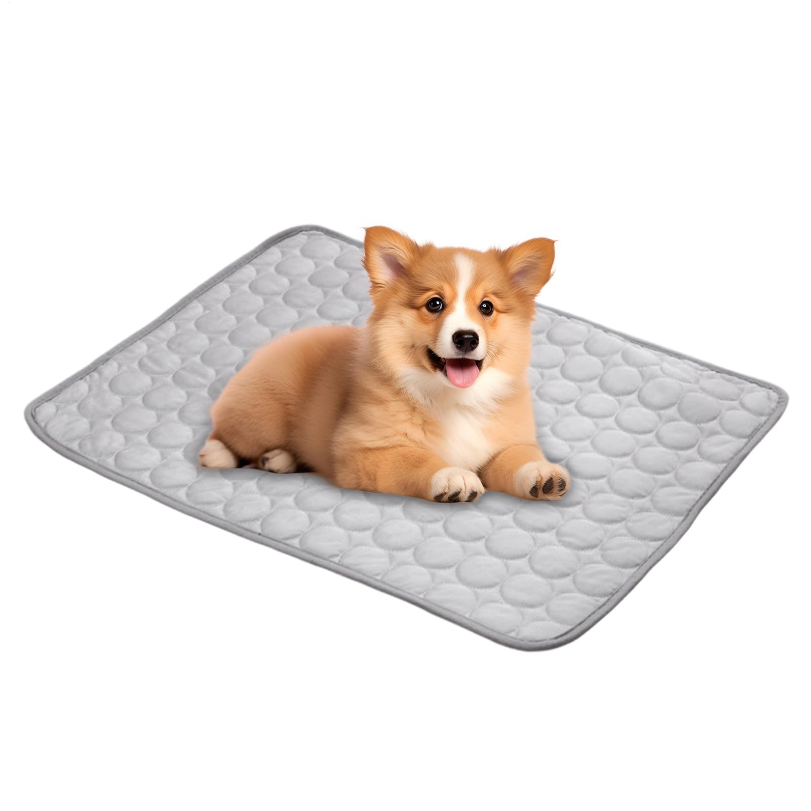 Almohadilla Refrescante para Perros - Alfombra Refrescante para Perros Plegable De Verano,Manta Reutilizable Y Transpirable para Gatos, Accesorios Portátiles para Mascotas para
