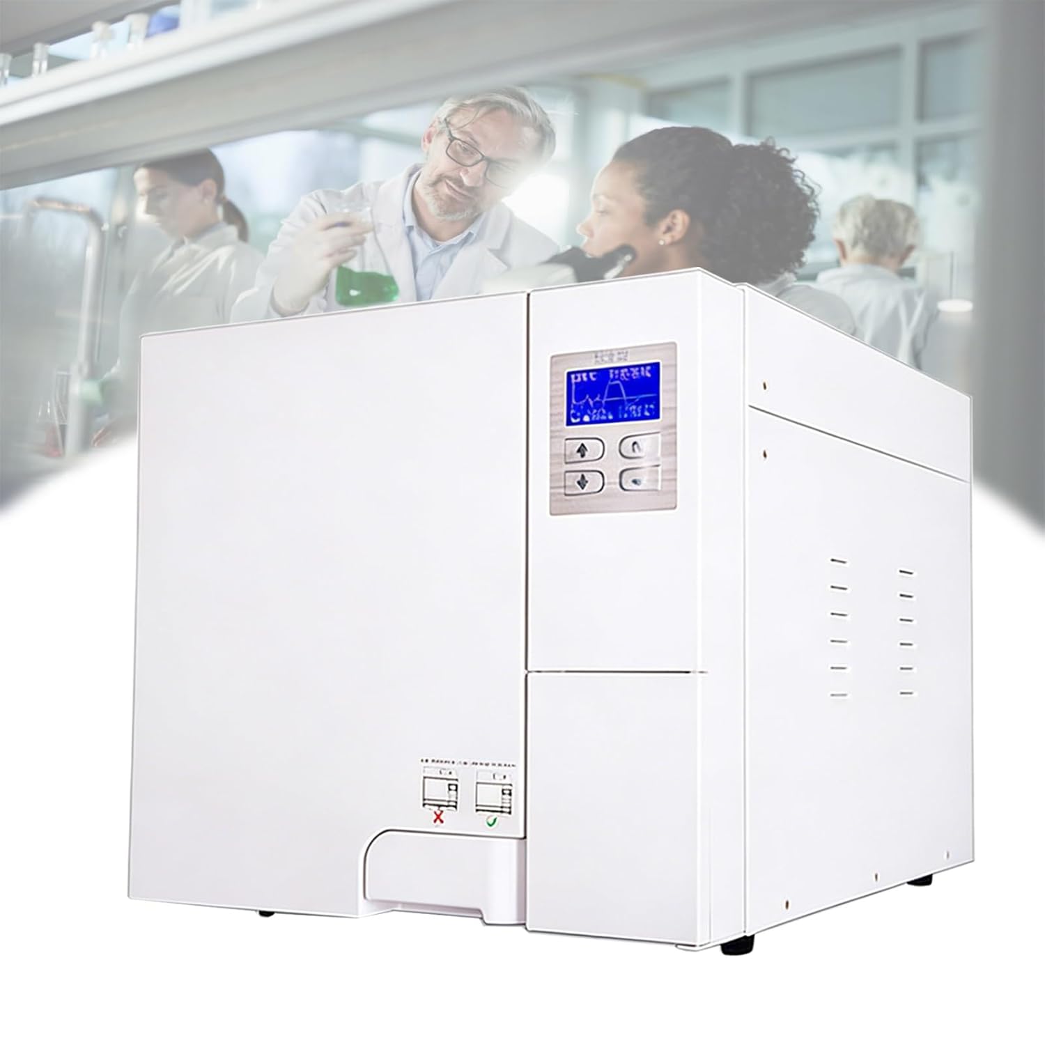 18L /23LAutoclave Sterilizers Lab Autoclave Machine, 2000W Sterilizer Autoclave for Tools, High Temperature Steam Sterilizer with LED Digital Display Overheat Protection Etc