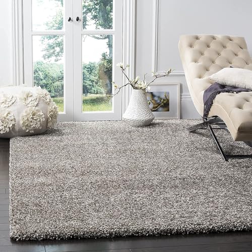 Image of Solid Shaggy Carpets and Rugs for Bedroom Drawing Room 9x12 Feet M-1