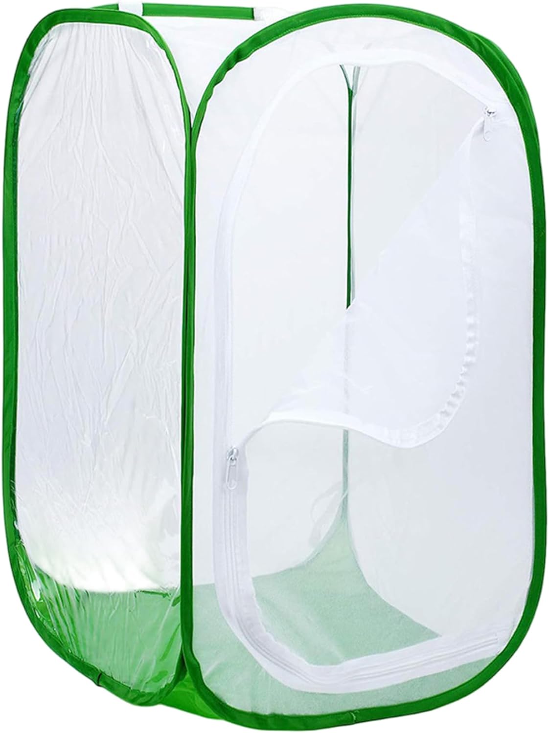 Butterfly Cage, Ultra Fine Mesh Enclosure Pop-Up Butterfly Habitat with Zipper, Insect Barrier Plant Tent for Vegetables, Fruits, Flowers & Seedling.