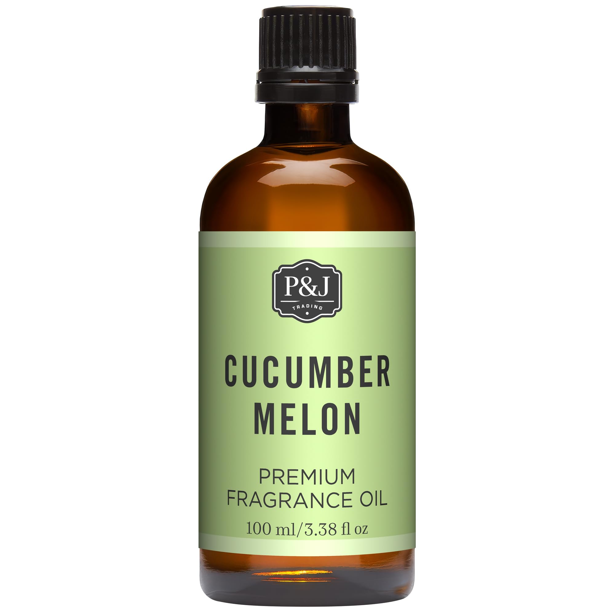 P&amp;J Trading - Cucumber Melon Scented Oil 100ml - Fragrance Oil for Candle Making, Soap Making, Diffuser Oil