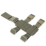 EXCELLENT ELITE SPANKER Tactical Drop Leg Holster Adjustable Drop Leg Platform Molle Module Universal Bag for Left/Right Leg(Ranger Green)