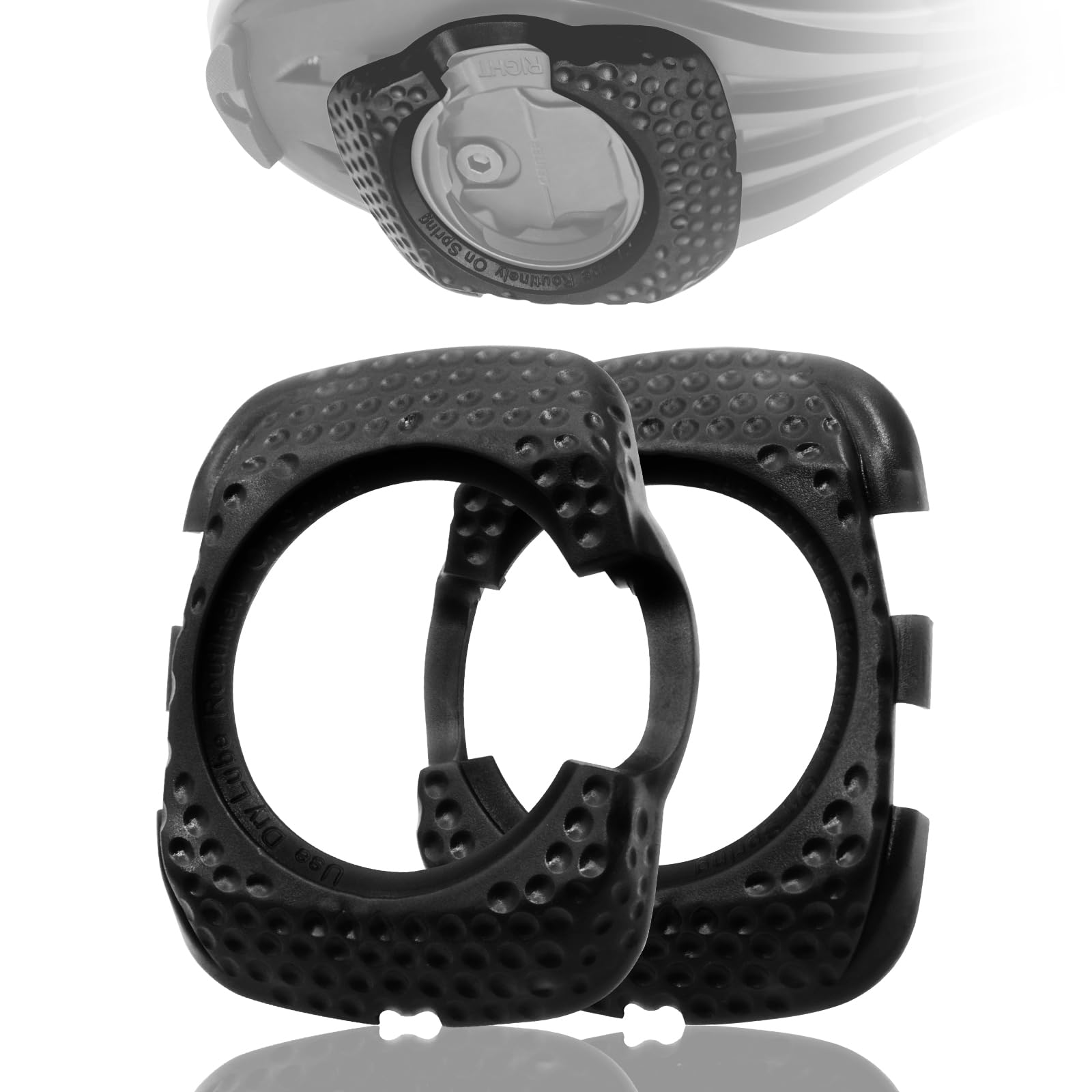 2Pcs OEM Cleat Pedal Cover Quick Release Anti-Slip Bicycle Action Cleats Protection Cover for Wahoo Speedplay Zero Aero Nano COMP (Black)