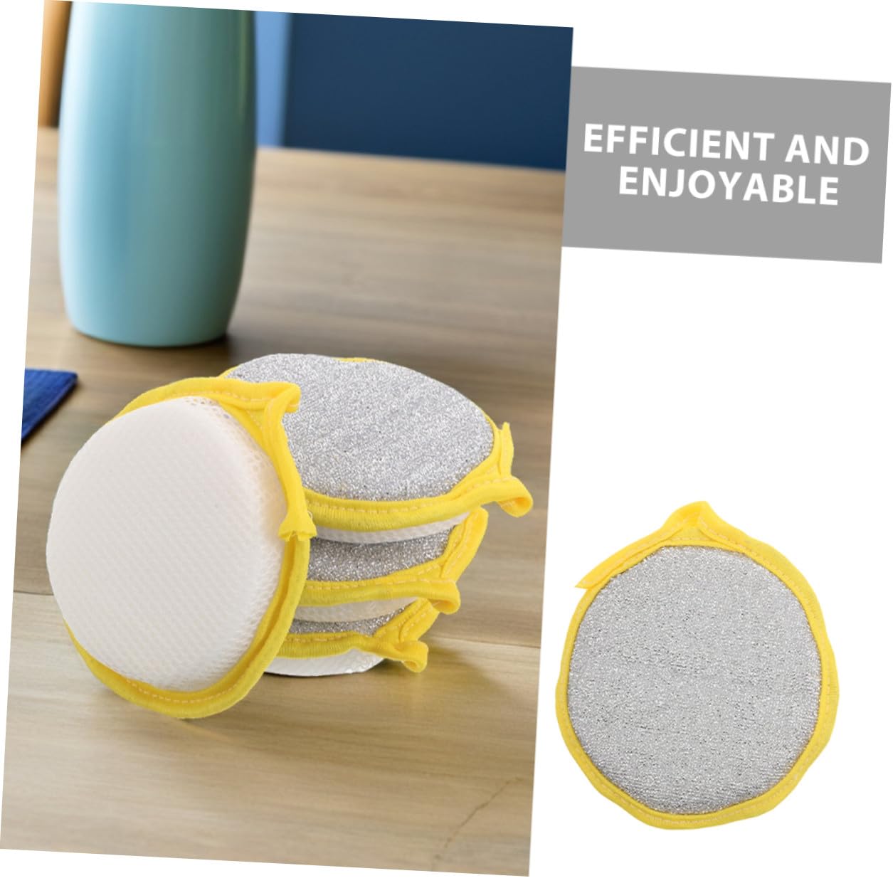 ibasenice 50 Piezas Esponjas para Lavar Platos de Doble Cara Antirayaduras para Limpiar la Cocina Esponjas de Fregar de Doble Cara para Lavar Platos