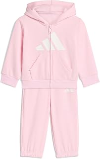 adidas Unisex Baby Essentials Tracksuit Trainingsanzug Ages 3-4 Clear Pink/White/Wh…