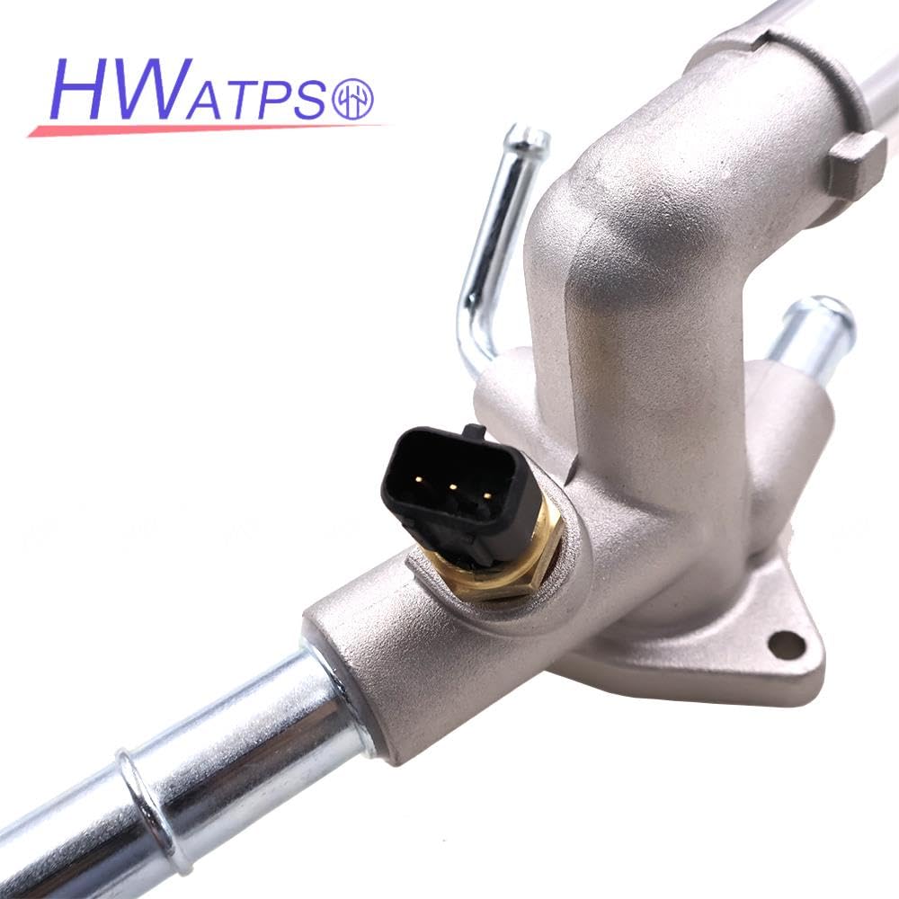 25600-2E000 Coolant Outlet Thermostat Housing Water Coolant Temperature Sensor for Hyundai Elantra 2011-2020 Kona Tucson KIA Forte Soul