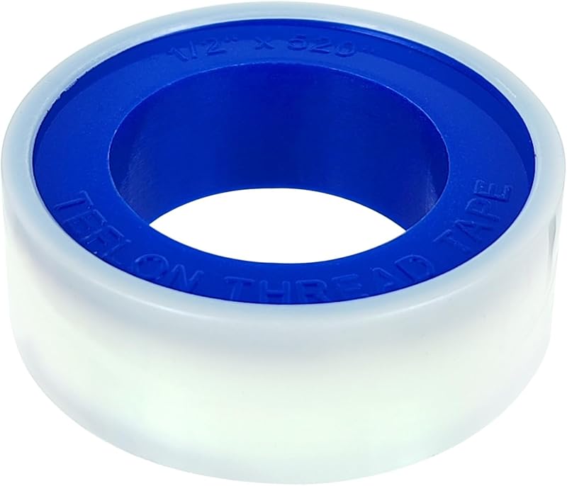 1 Roll Plumbers Tape, Teflon Tape for Shower Head Water Proof, Thread Sealant, Plumbing, Water Pipe (1)