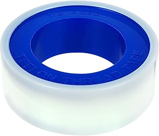 1 Roll Plumbers Tape, Teflon Tape for Shower Head Water Proof, Thread Sealant, Plumbing, Water Pipe (1)