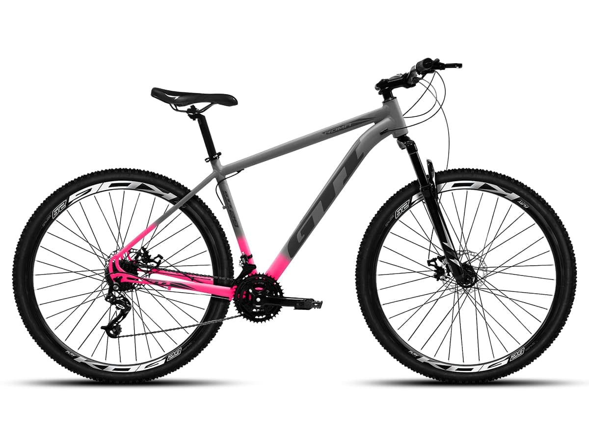 Bicicleta GTI Roma Aro 29 - Alumínio, 21 Marchas, Freio Disco