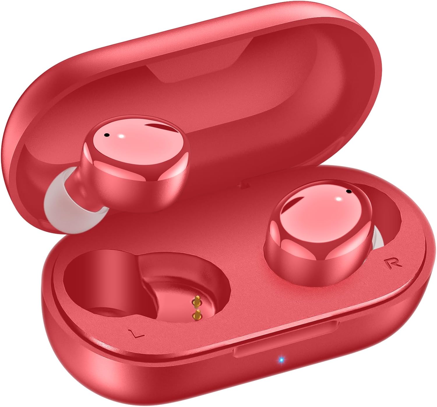 kurdene Bluetooth Earbuds, S8 pro Wireless Earbuds 48H Playtime Call Noise Cancelling IPX8 Waterproof Ear Buds Deep Bass Earphones with Microphone in-Ear Stereo Headphones for Work,Sport,Running