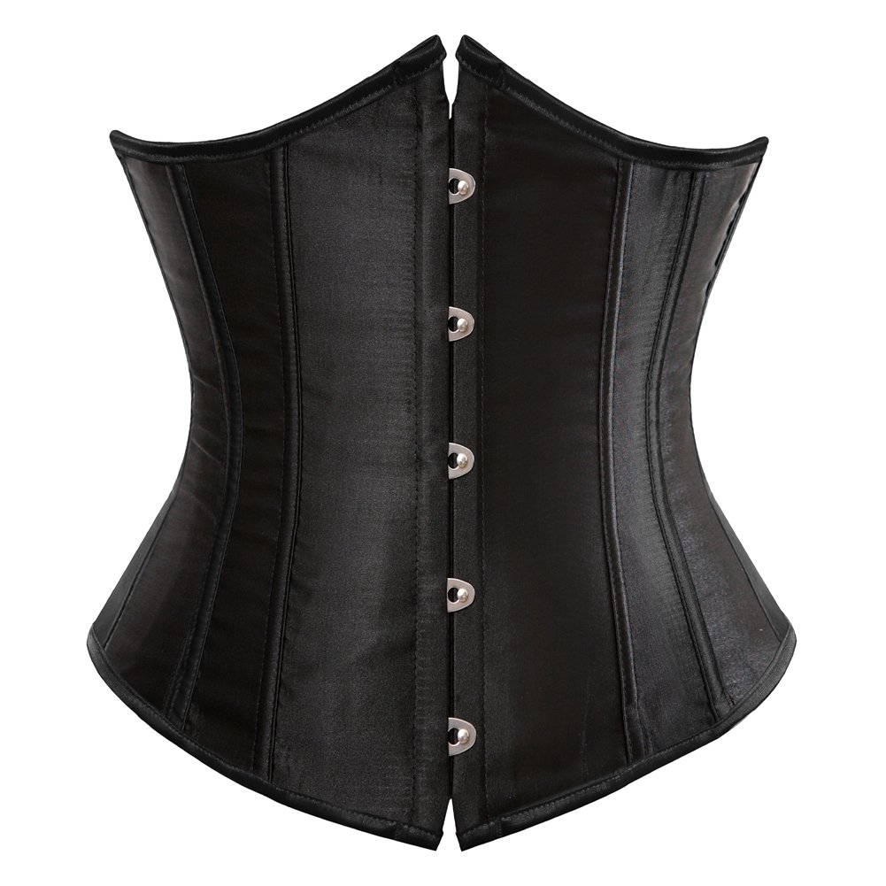 frawirshau Womens 9427 Lace Up Boned Underbust Waist Trainer Corset
