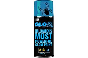 Blue Halloween Glow in the Dark Spray Paint