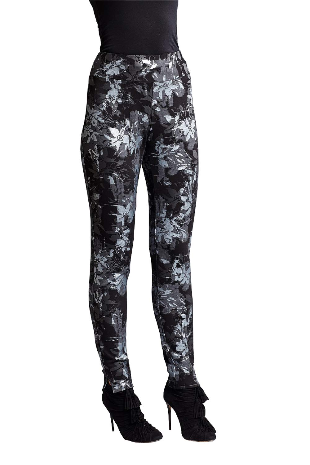 Lena Gabrielle Womens 4 Way Stretch Pull-on Skinny Pant in Brushed Orchid Silver as1 Numeric Numeric 12 Regular