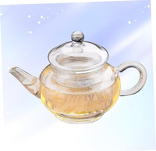 Miniatura 2 de Cabilock tetera de vidrio tetera de vidrio tetera de vidrio asiático tetera para estufa pequeña tetera floración tetera tetera transparente tetera