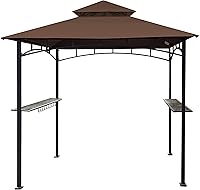 Vista 16 de SCOCANOPY Cubierta de repuesto para cenador compatible con Aldi Gardenline Belavi Shoprite Grill Gazebo