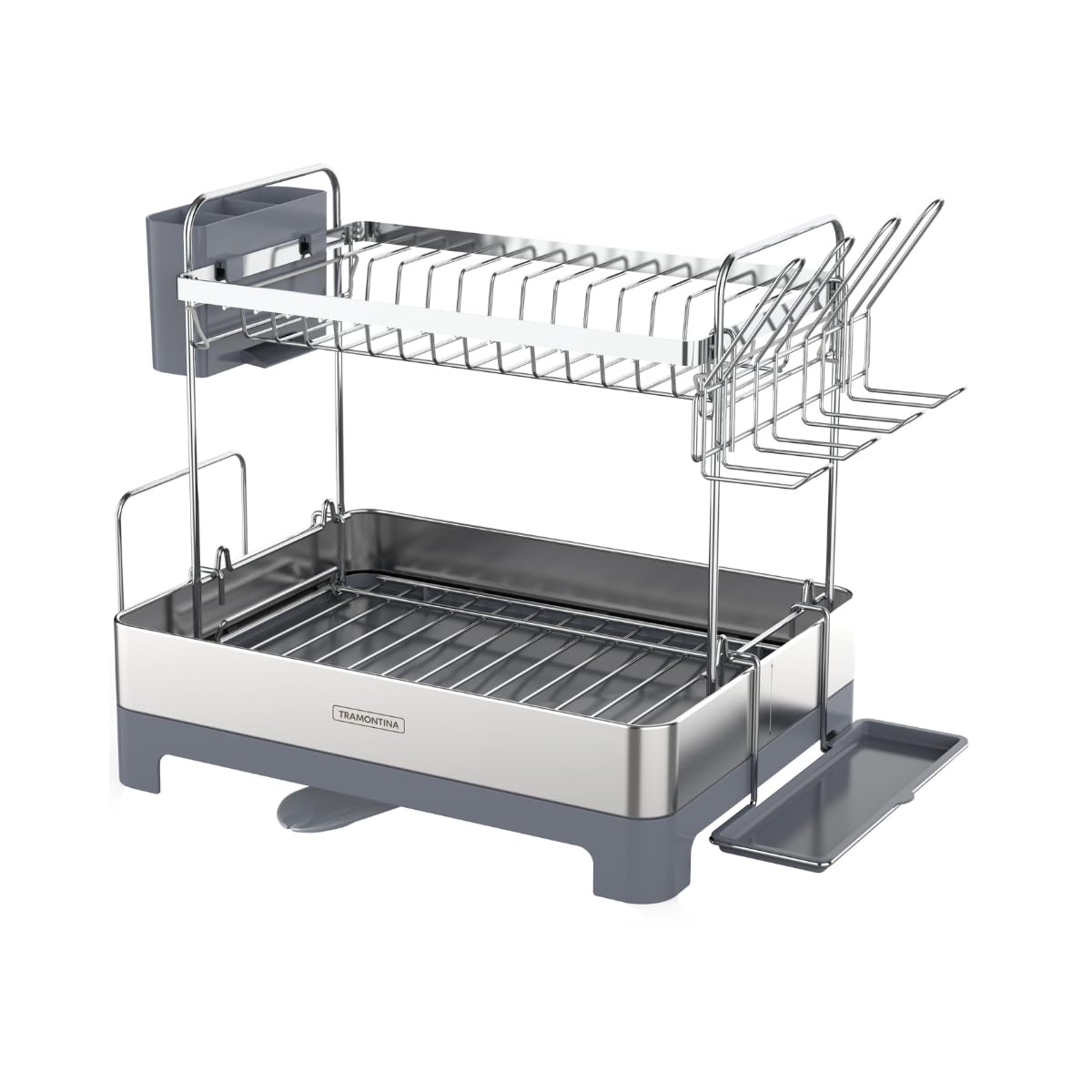 Tramontina 2 Tier Stainless Steel Dish Rack