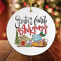 Vista 8 de Adorno navideño favorito de Papá Noel, regalo de agente inmobiliario