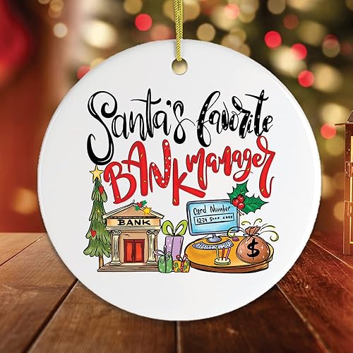 Miniatura 8 de Adorno navideño favorito de Papá Noel, regalo de agente inmobiliario