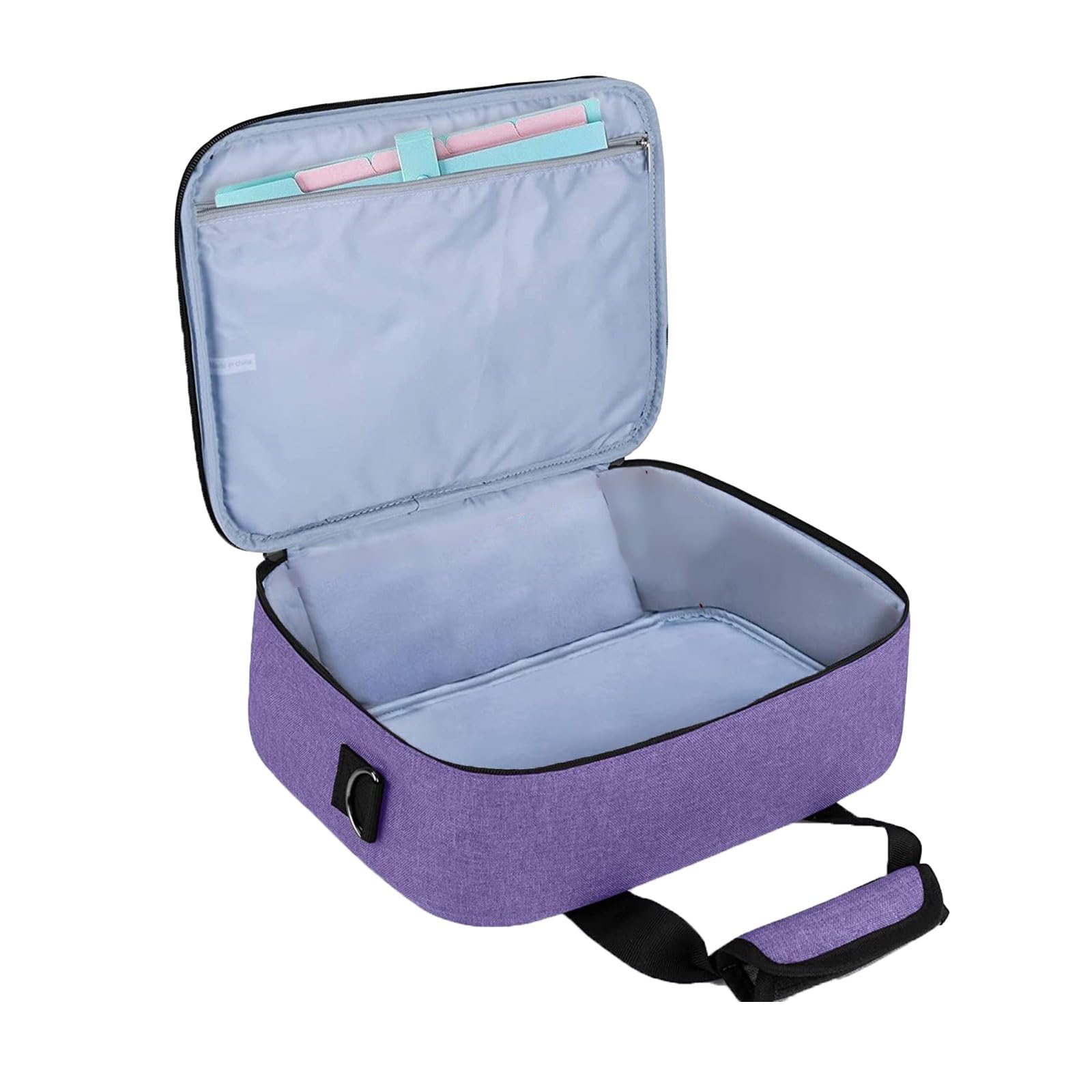 Tsophreniq Expert Slide Security Case with Internal Dividers Strong Zippers and Ergonomic Transporting Preferences Against Abrasion Slide Case