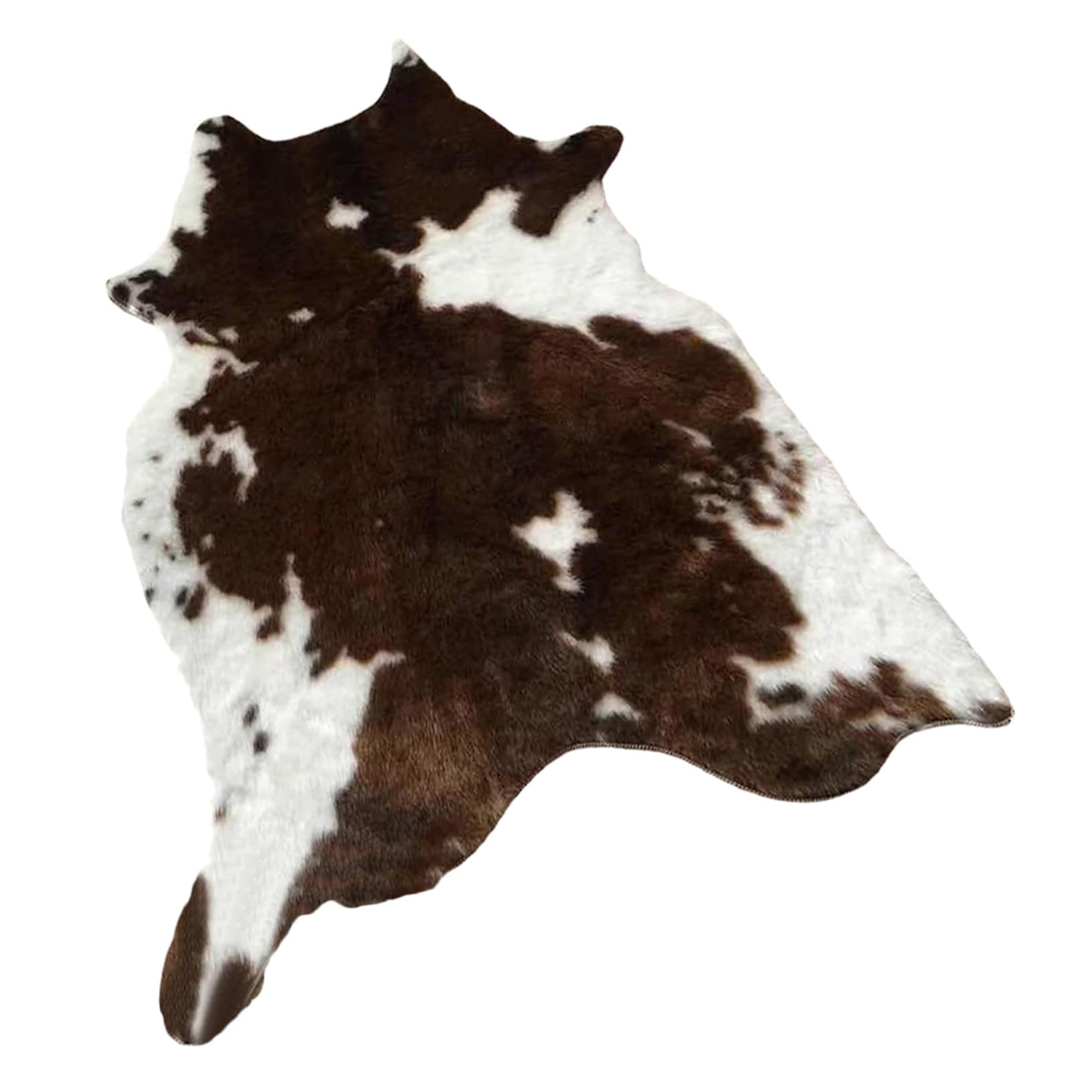 Tapis de sol lavable effet peau de vache pour réchauffer une chambre froide