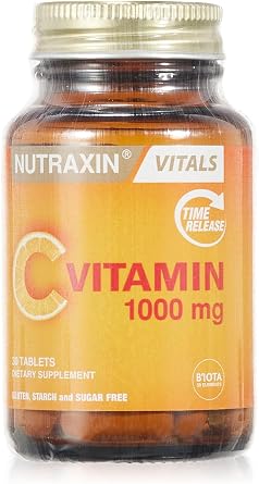 Nutraxin Vitals Vitamin C 1000 mcg 30 Tablet Takviye Edici Gıda