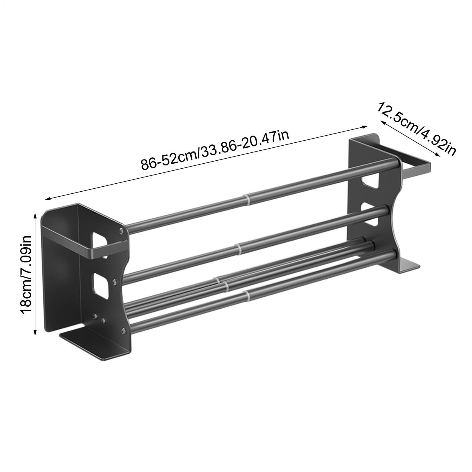 Organizador Zapatos Pared Almacenamiento Magnético Doble Capa Para Botas | Almacenamiento De Zapatos Sobre La Puerta para Armario, Entrada, Dormitorio, Apartamento, Residencia,