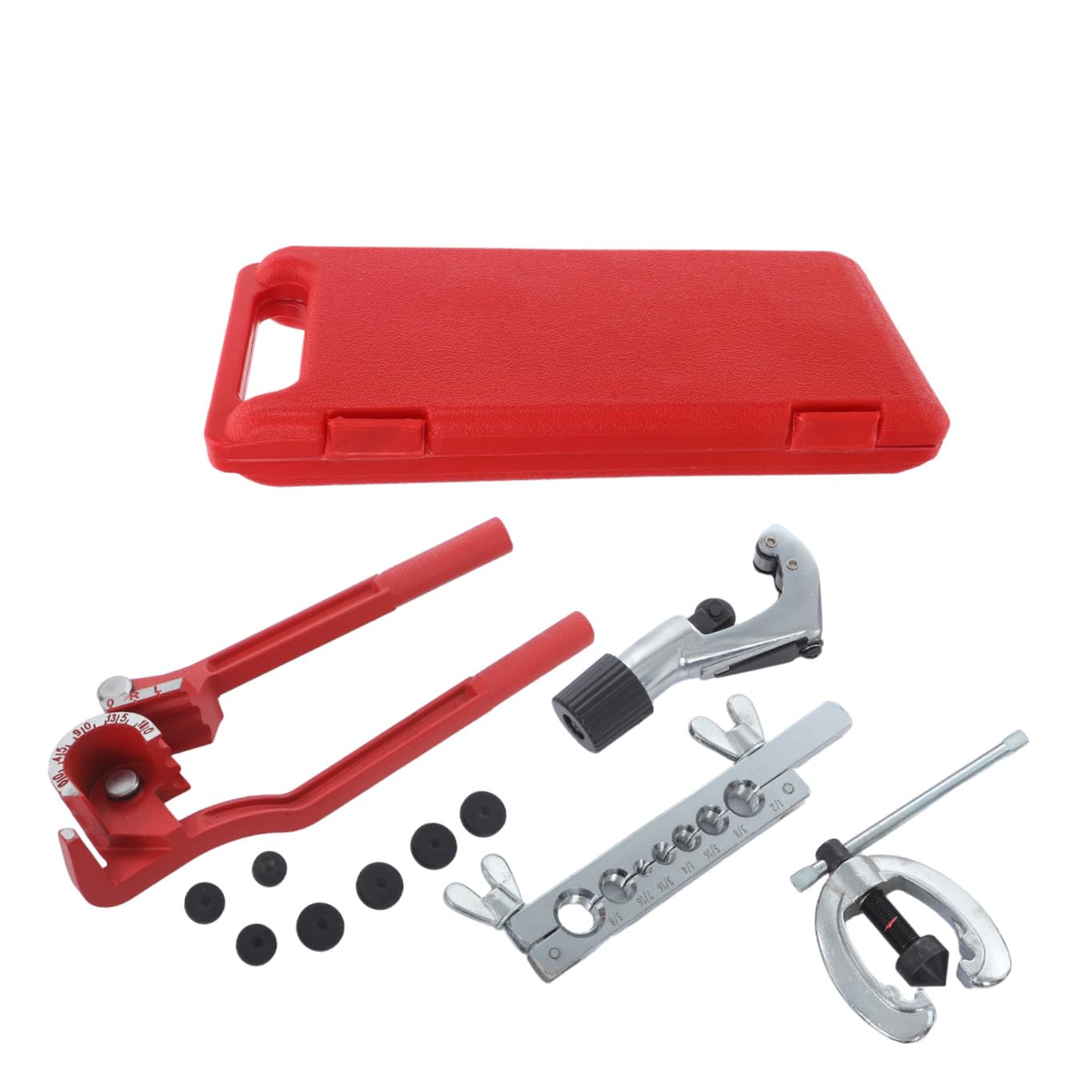 12 Pezzi Kit Strumenti per Svasatura Tubo per Riparazione e Manutenzione Condizionatori Aria Espansore per Tubo Rame e Morbido Accessori per Installatori e Tecnici HVAC