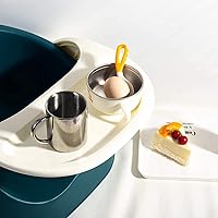 Vista 9 de IMEEA Tazas irrompibles para niños, tazas de camping de doble pared, 7.5oz/220ml, taza de acero inoxidable con asa, juego de 2