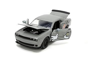 JADA トムとジェリー 2015 ダッジ・チャレンジャー・ヘルキャット Jada Zabawki Tom & Jerry 2015 Dodge Challenger 1:24