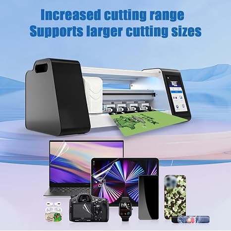 Screen Protector Cutting Machine, Hydrogel TPU for Mobile Phones, Precision Device Custom Protection, Easy to Use, Durable and Versatile